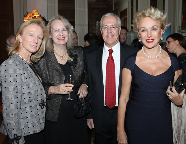 Mrs. Fleur Potamianos with Mrs. Liza Evert, Mr. Nikos Fronimopoulos and Mrs. Della Rounick