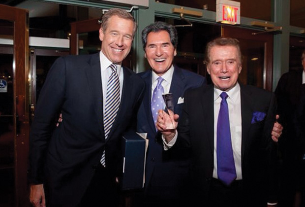 Ernie was inducted into the NY State Broadcasters Hall of Fame with friend Brian Williams NBC and Regis Philbin