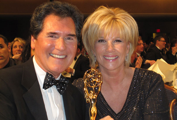 Lifetime Emmy Award presented to Ernie Anastos by former Good Morning America host JoN Lunden