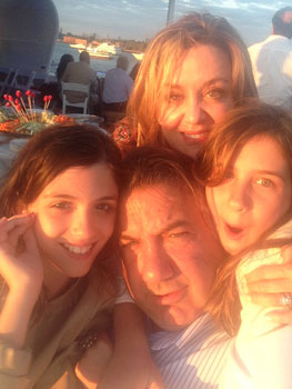 Constance Koudounis (Daughter), Joanne Koudounis (Wife), Demi Koudounis (Daughter), John Koudounis
