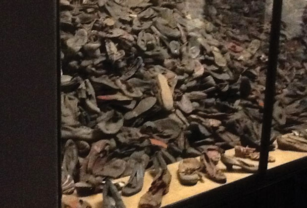 A million pair of shoes on display