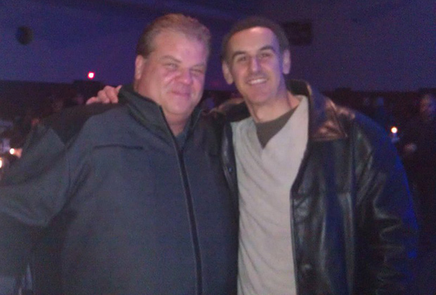 Comedians Angelo Tsarouchas (left) and Jim Dailakis