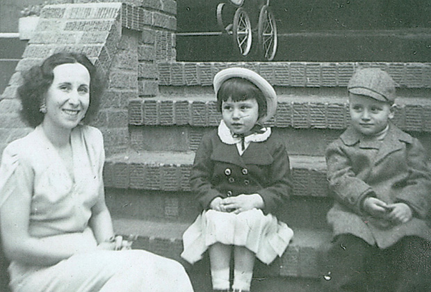 Paulette with her mother Rebecca Poulos and her brother Peter Poulos
