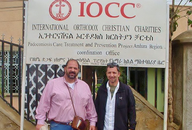 IOCC Executive Director & CEO Constantine Triantafilou (left) with Mark Stavropoulos, IOCC Chairman of the Board
