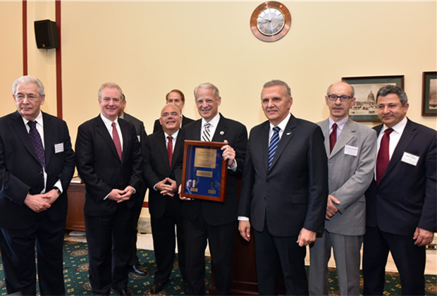 Congressman Steve Israel was honored before conference participants