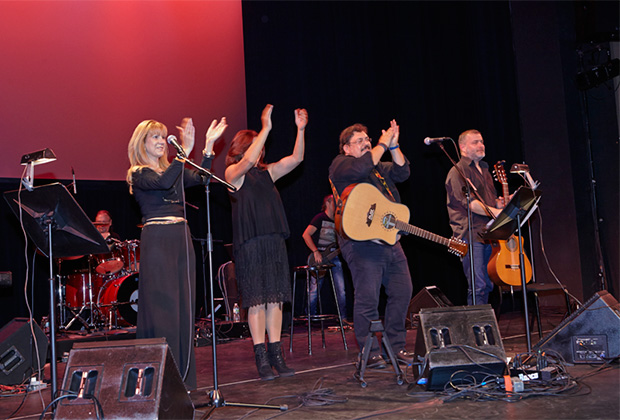 “GREEK MUSIC JOURNEY 2013” - From Left, Elena Maroulleti, Dimitra Papiou, Lavrentis Machairitsas, Panagiotis Margaris, PHOTO: ANASTASIO MENTIS