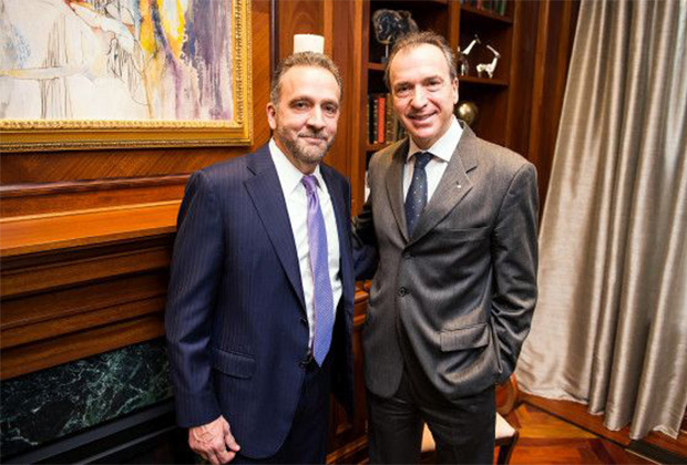 George Pelecanos with Amb. Panagopoulos earlier this year in D.C.
