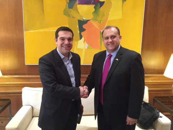 With Greek Prime Minister Alexis Tsipras