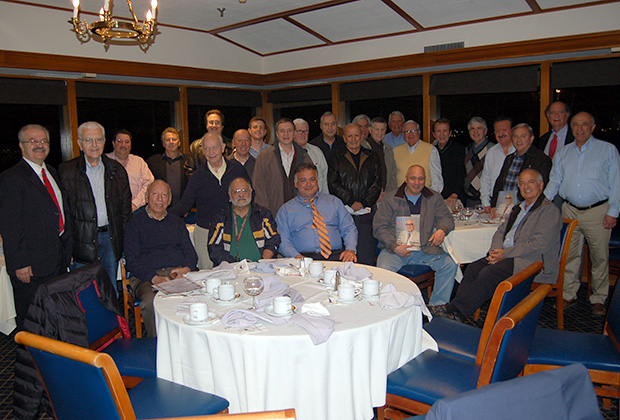 Members of AHEPA's District 6 Gold Coast Chapter 456 at the end of their monthly meeting at the Port Washington Yacht Club, PHOTOS: ETA PRESS