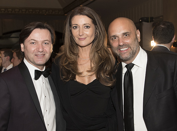 Yanni Valsamas, Executive Director of the Foundation, with Anna Davlantes and her husband, David Gamperl
