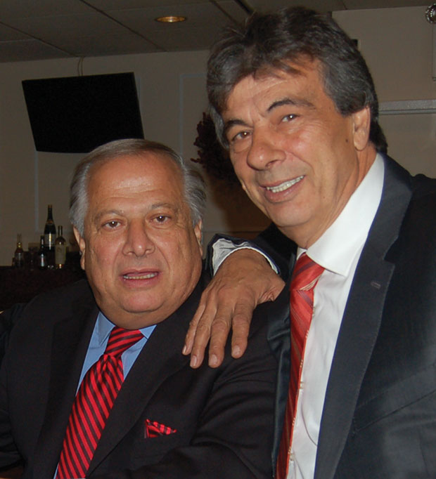 Philip Christopher, President of PSEKA, with Nikos Fillas