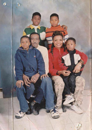 The Antetokounmpo family. Giannis had to work from an early age