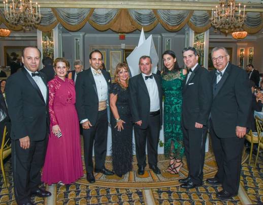 Polys Hajioannou with Members of the Board of the Hellenic American Chamber of Commerce