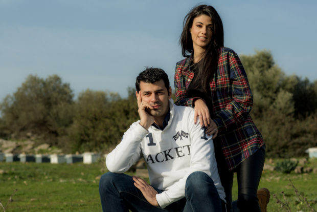 Stayia Farm founders Yiannis Karypidis and his wife Stavroula Theodorou