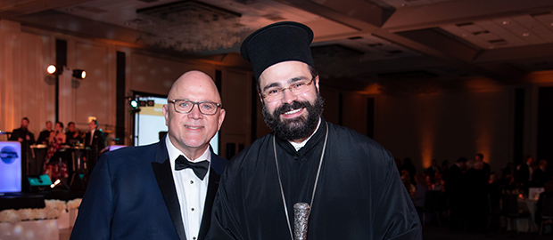 WGN TV & Radio’s Dean Richards and His Eminence Metropolitan Nathanael, PHOTOS: ELIOS PHOTOGRAPHY