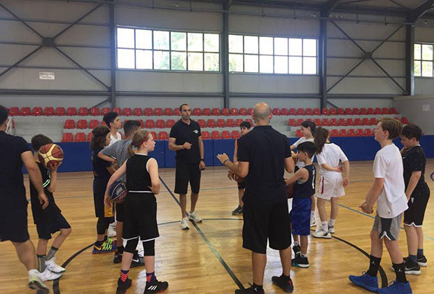 With coach and program creator Giannis Kalampokis