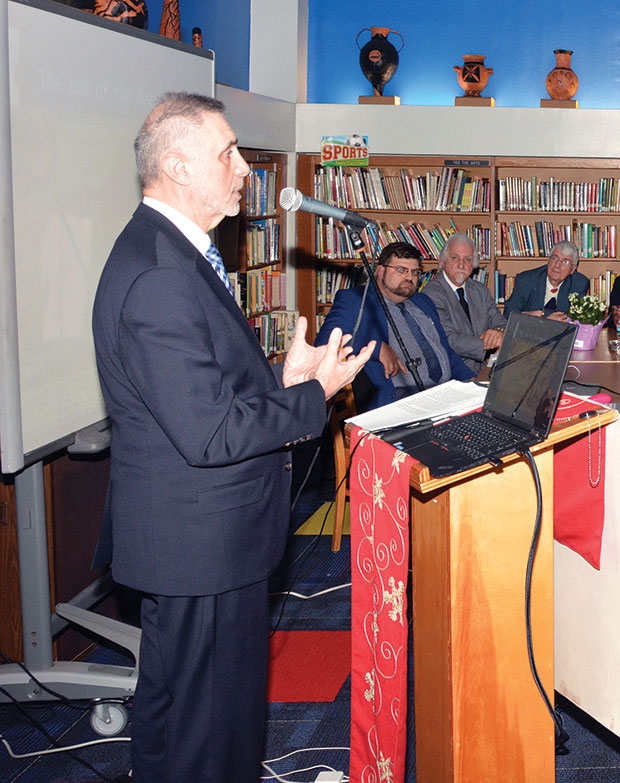 Dr. Panos Stavrianidis, keynote speaker at the Symposium