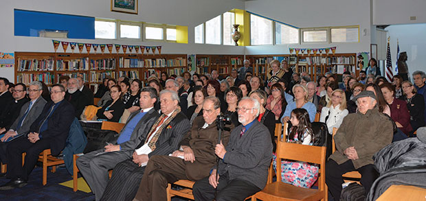 The Symposium which took place at the Library of the St. Demetrios of Astoria High School
