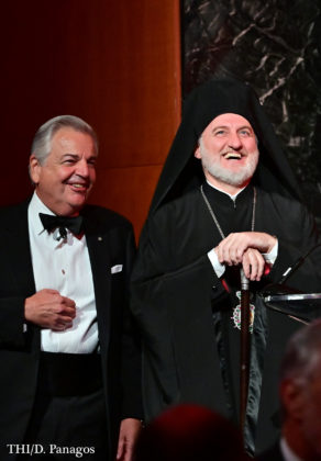 THI President George Stamas with Archbishop Elpidophoros