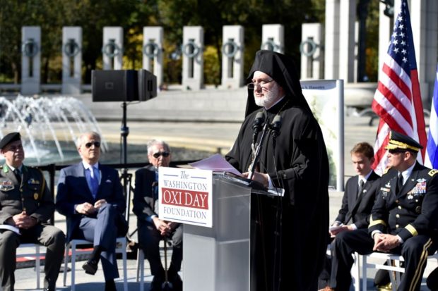 Special remarks were given at both the Courage Awards and the Service Awards by Greek Orthodox Archbishop of America, His Eminence Archbishop Elpidophoros