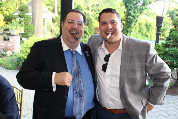 John G. Levas & Chris Pappas, former and current Chapter 456 President