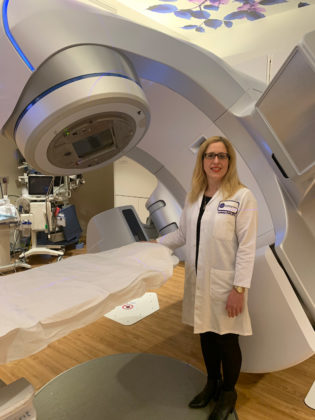 Dr. Stella Lymberis at work, NYU Langone Health Department of Radiation Oncology