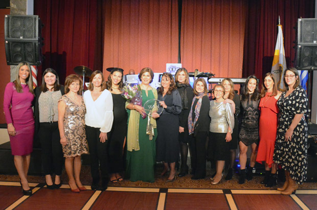 All members of WIN in an commemorative photo with author and activist Tasoula Hatzitofi. PHOTO: ETA PRESS