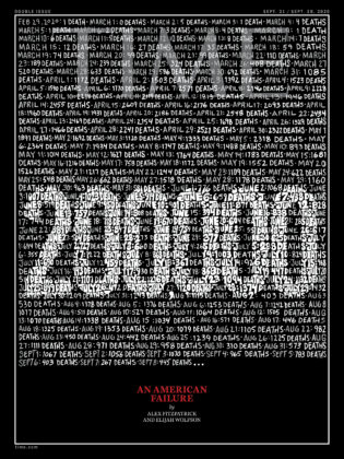 Mavroudis' Time cover for the 200,000 of Covid in the US
