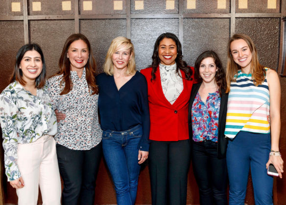 Stefanie Roumeliotes, Chelsea Handler, Mayor London Breed of San Francisco with former employees of SGR Consulting at a Women's Event in support of London Breed for Mayor in May of 2018 - San Francisco, CA