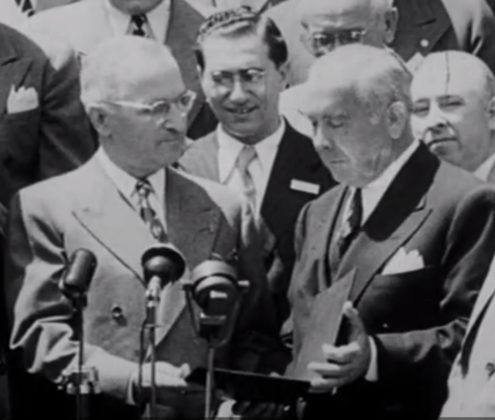 Skouras with President Truman