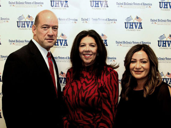 Dupage County State's Attorney Bob Berlin, Hon. Judge Anna Demacopoulos, and Honoree Koula Fournier