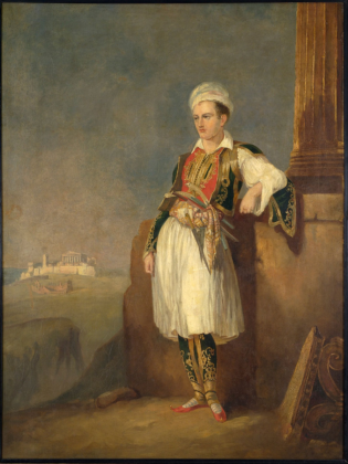 Portrait of Lord Byron, artist unknown