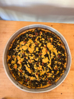 Tradition Epirus pie with spinach