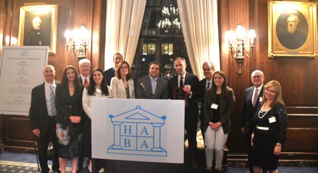 The board of Directors of HABA with the Honoree, Mr. Dean Dakolias