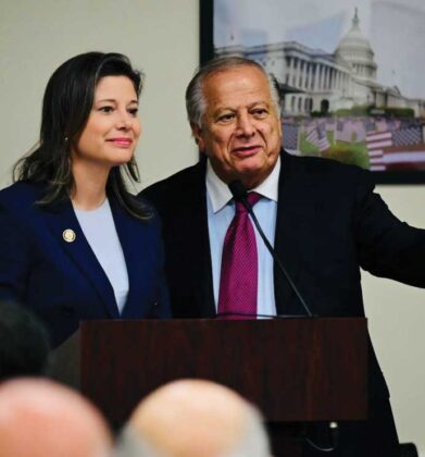 Rep. Goodlander and Philip Christopher