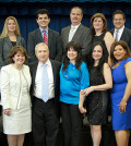 Top row from left to right: Kosta & Jennifer Gerakaris, Consul of Greece Manos Koubarakis, Angelo Mallas, Dena & Charles Capetanakis, Harvey & Kay Newman, Dean Angelakos Bottom row: Father Damaskinos Ganas, Christina Tettonis, Nick Leonardos, Effie Lekas, Joy Petrakos, Natasha Caban, Effie Leonardos