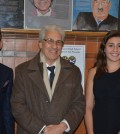 Angelo Katopodis, Vice President of The Manhasset Hellenic Club, Dr. Thanos Catsambas and Evangelia Frankis, President of the Manhasset Hellenic Club.