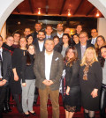 Bareburger co-founder and Chief Operating Officer, Jimmy Pelekanos with Cypriot Young Professionals, PHOTOS: ETA PRESS