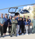 The students and AHI's President Nick Larigakis at a Greek Air Force base