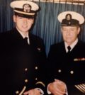 With father, Chief Engineman Melvin Grimes, USN.