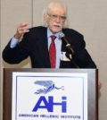 Prof. Dan Georgakas speaking at the AHI Foundation's Future of Hellenism in America conference in 2015.