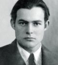 Nobel Prize novelist Ernest Hemingway