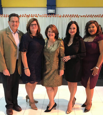 From left to right, Charles Capetanakis, Esq, Dena Capetanakis, Christina Tettonis, Joy Petrakos, Natasha Caban